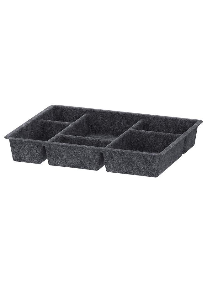 Zaboon Tray, Dark Grey, 40X30 Cm - Image 1