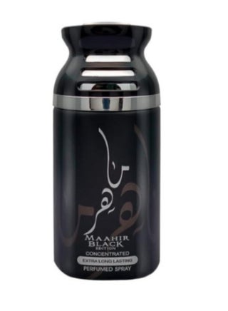 Maahir Black Body Spray 250ml by Lattafa - pzsku/ZE53CB87A371353AB29D1Z/45/1742224604/ca9c5b22-5e16-42a9-9c97-ef38abcdd61f