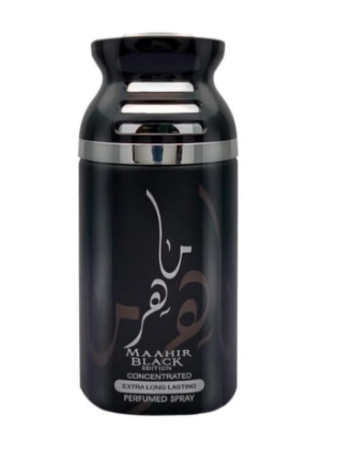 Maahir Black Body Spray 250ml by Lattafa