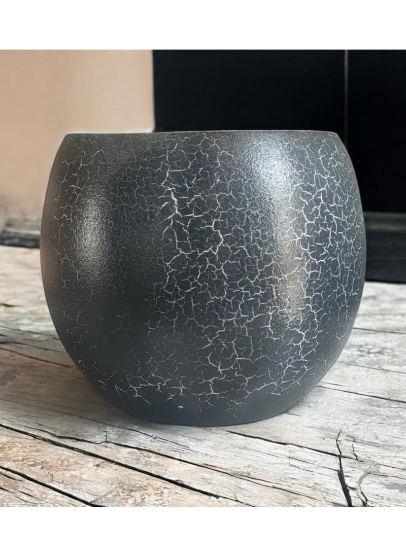 Generic Pottery Planter Pot - 15cm for Office Decor, Kitchen Accessories, Home Decor, Fired Clay  - Image 1