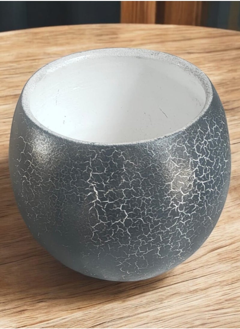 Generic Pottery Planter Pot - 15cm for Office Decor, Kitchen Accessories, Home Decor, Fired Clay  - Image 2
