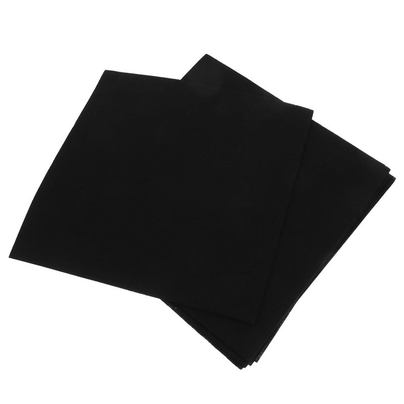 Black Felt Fabric Sheets 30x30cm 20pcs for DIY Craft Sewing Quilting Projects - Image 2