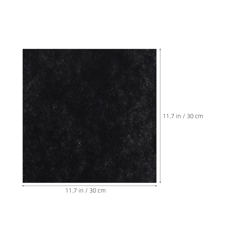 Black Felt Fabric Sheets 30x30cm 20pcs for DIY Craft Sewing Quilting Projects - Image 3