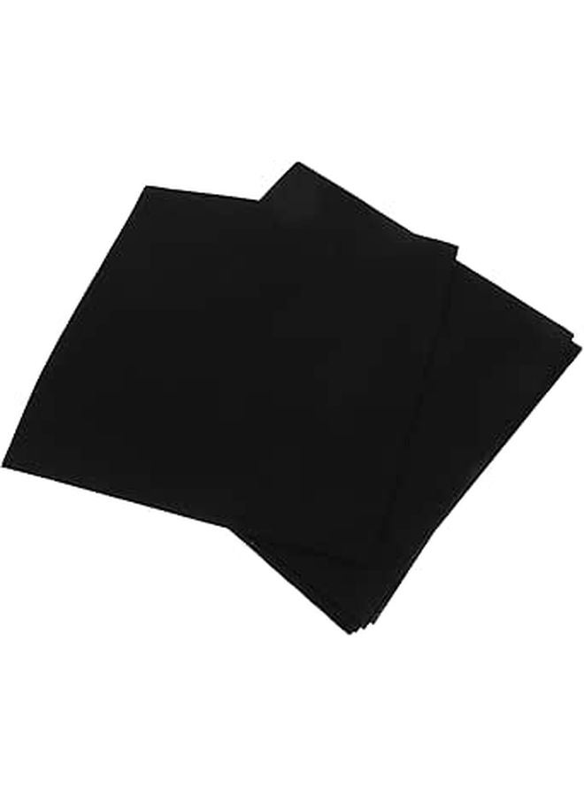 Black Felt Fabric Sheets 30x30cm 20pcs for DIY Craft Sewing Quilting Projects - Image 1
