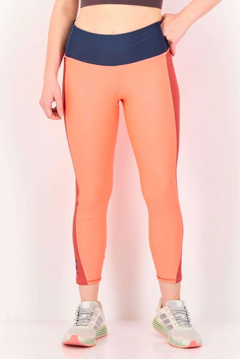 UNDER ARMOUR Women Sportswear Fit Training Leggings, Orange - Image 1