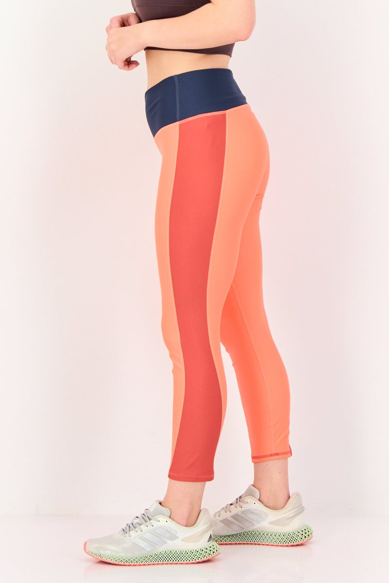UNDER ARMOUR Women Sportswear Fit Training Leggings, Orange - Image 2