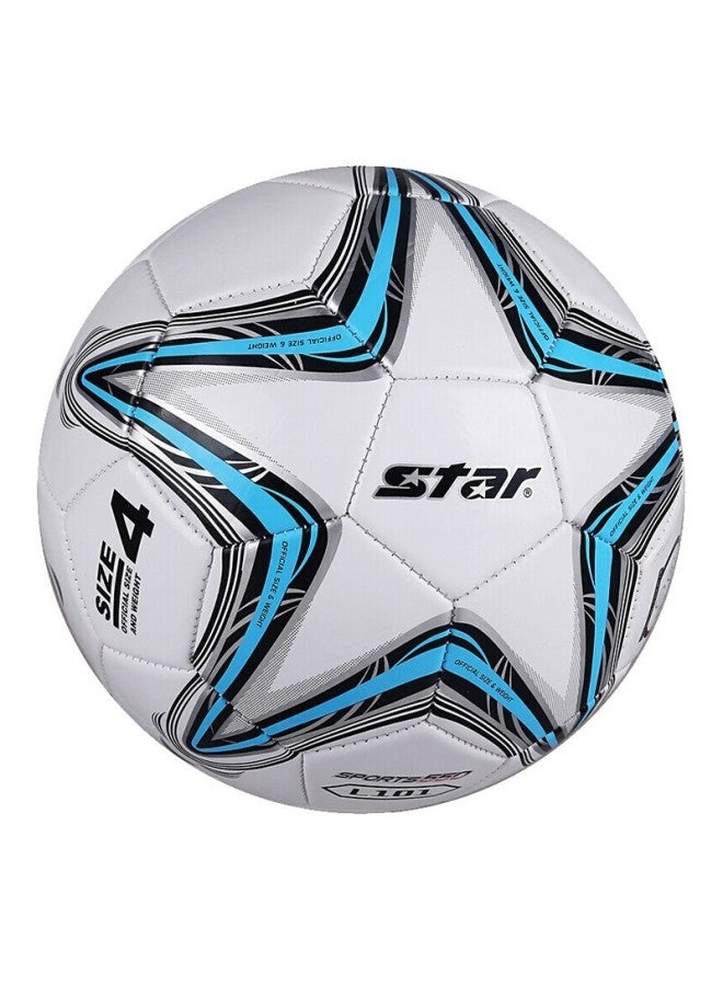 Star Soccer Ball Size 4 For Children's Matches, Training, Physical Exams, Blue Pvc Machine-sched Soccer Ball Sb8234-07 - Image 5