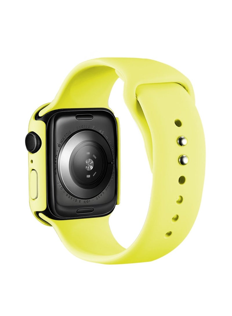 GULFLINK Silicone Watch Band 220mm Length For Apple iWatch 7 45mm - Image 1