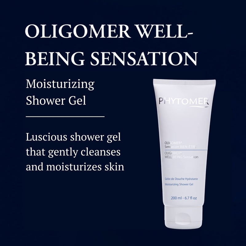 Phytomer Well-Being Moisturizing Shower Gel | Gentle Skin Cleanser & Moisturizer | Invigorates Tired Body, Skin & Muscles | Immediate & Lasting Hydration with Relaxing, Delicate Scent | 200 ml - Image 2