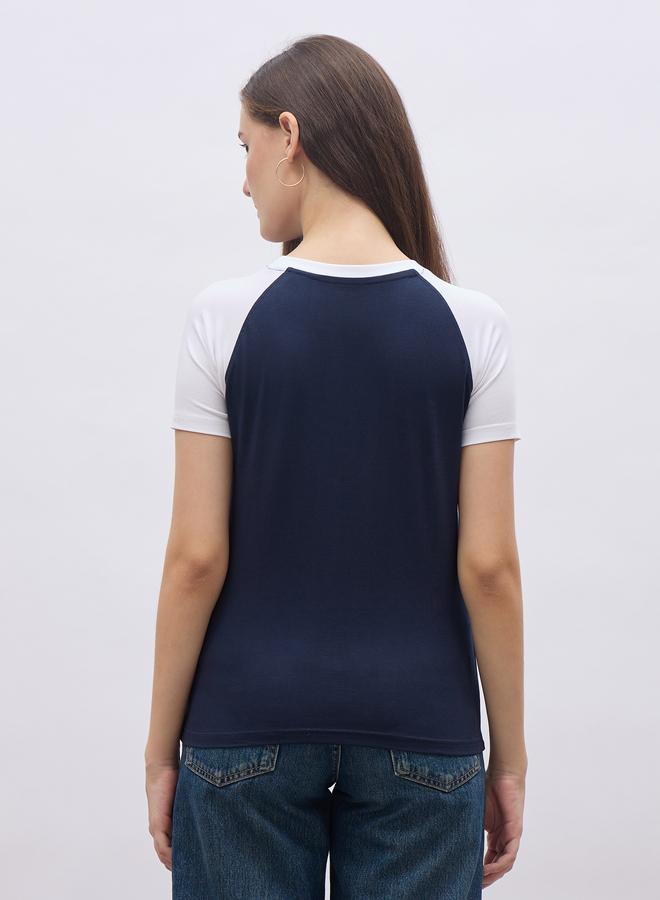 Styli Reglan Sleeve Graphic Print Regular Fit T-Shirt - Image 5