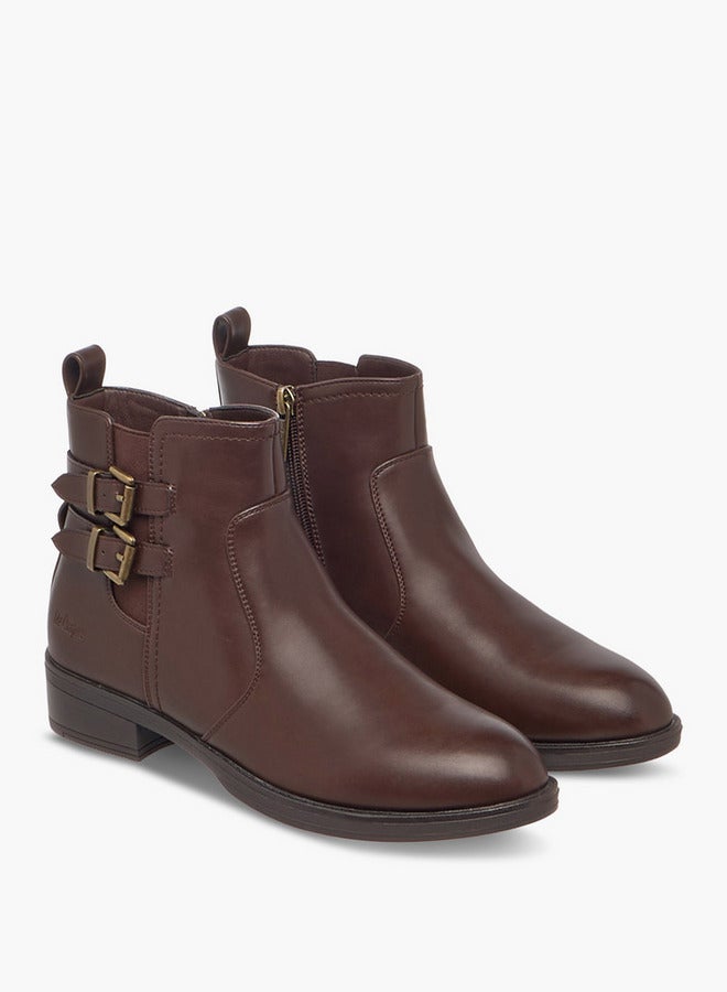 Lee Cooper Women's Solid Ankle Boots with Zip Closure - Image 3