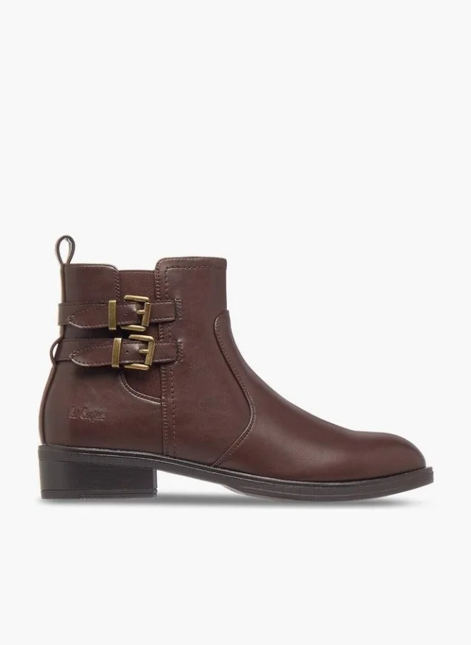 Lee Cooper Women'S Solid Ankle Boots With Zip Closure