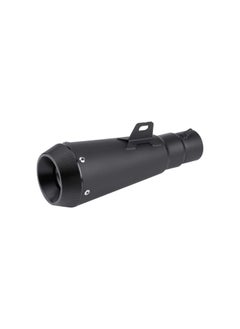 3851mm Universal Motorcycle Dirt Bike Modified Slipon Exhaust Muffler Pipe W/Adapter (Black)