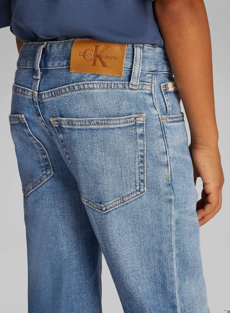 Calvin Klein Jeans Mid Rise Straight Jeans