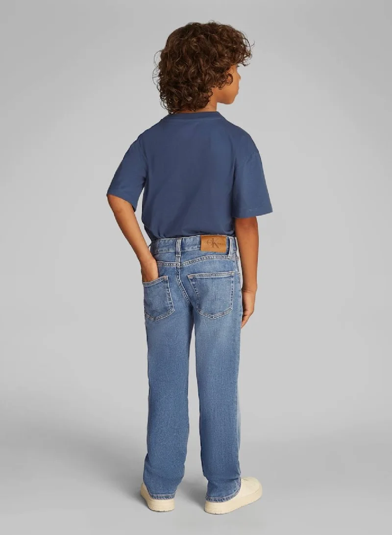 Calvin Klein Jeans Mid Rise Straight Jeans