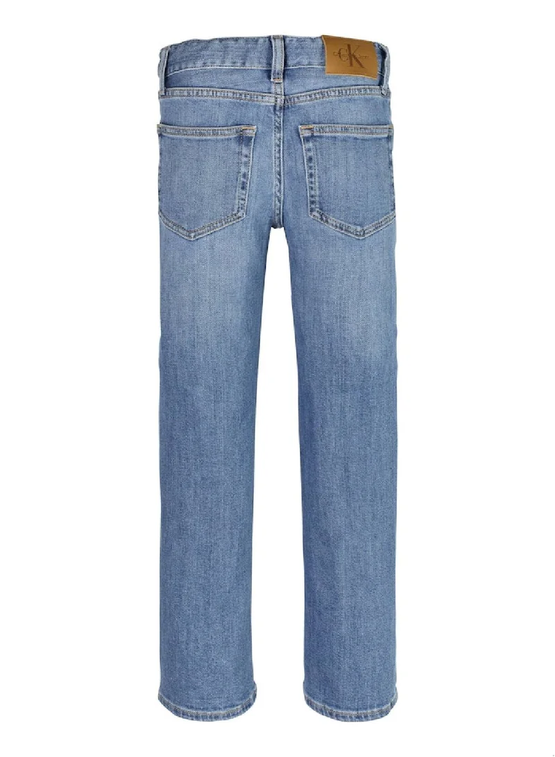 Calvin Klein Jeans Mid Rise Straight Jeans