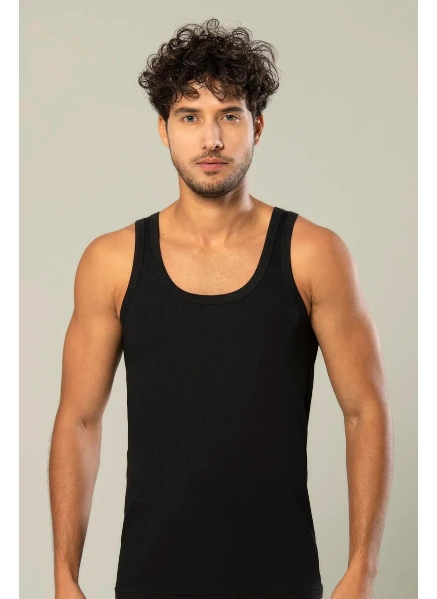 إيردم Men's Ribana Classic Suspender Undershirt 1110 - 3 Pieces