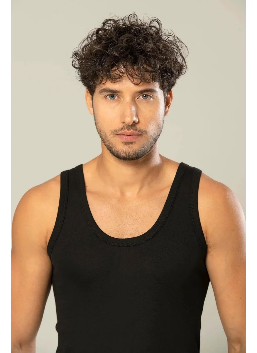 إيردم Men's Ribana Classic Suspender Undershirt 1110 - 3 Pieces