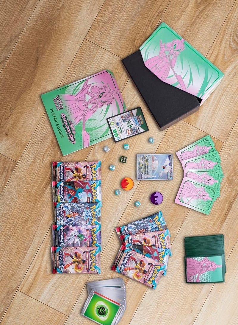 Pokemon TCG: Scarlet & Violet—Temporal Forces Elite Trainer Box – Walking Wake (1 Full-Art Flutter Mane Promo Card, 9 Boosters & Premium Accessories) - Image 4