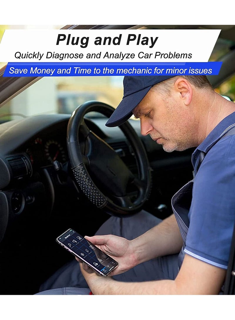 إي وورلد محول قارئ أعطال محرك الماسح اللاسلكي WIFI للسيارة لنظام IOS Android و Windows - Image 2