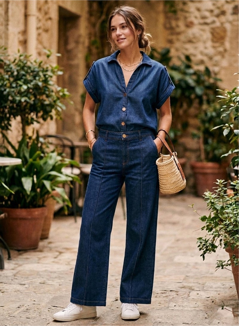 Clue Lightweight Denim Pants - Image 5