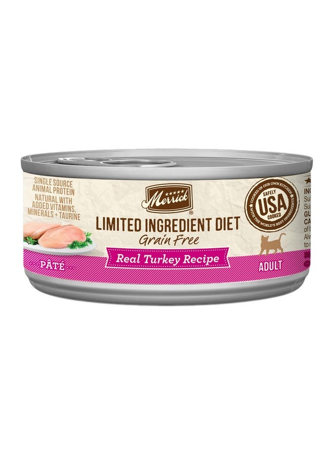 ميريك طعام القطط الرطب المعلب من ميريك ليمتد إنجريدينت دايت بريميوم، خالي من الحبوب وطبيعي، بنكهة الديك الرومي - عبوة من ٢٤ علبة، ٢.٧٥ أونصة - Image 1