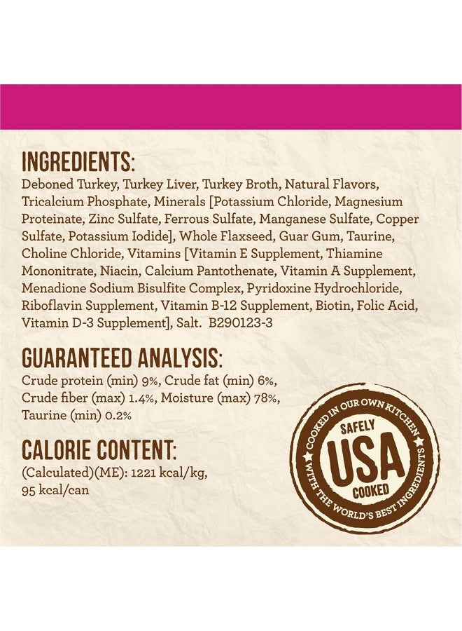 ميريك طعام القطط الرطب المعلب من ميريك ليمتد إنجريدينت دايت بريميوم، خالي من الحبوب وطبيعي، بنكهة الديك الرومي - عبوة من ٢٤ علبة، ٢.٧٥ أونصة - Image 4