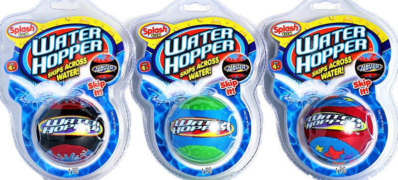 JARU Water Skipping Ball for Kids 3 Pack Skips on Water Squishy Swimming Pool Balls Fun Pool Toys for Kids 48 Years Old Up Outdoor Beach Games Party Favors 8803s - Image 2