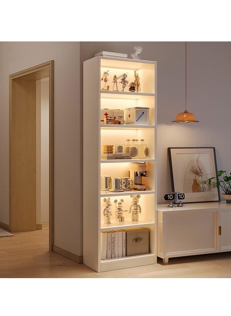Storage rack household bookshelf simple floor to ceiling storage aisle cabinet living room multi layer corner bookcase