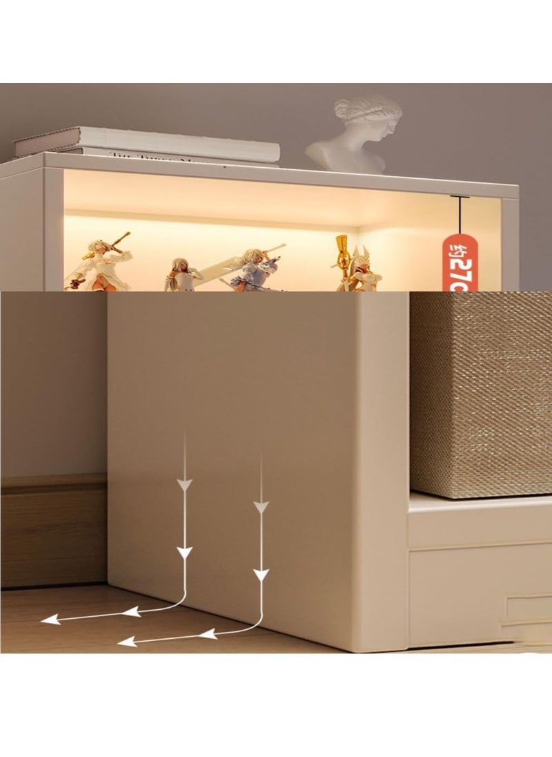 Storage rack household bookshelf simple floor to ceiling storage aisle cabinet living room multi layer corner bookcase