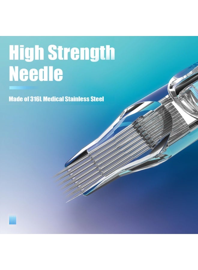 YILONG tattoo needle cartridge set - 10 pieces, disposable thin film tattoo needles, suitable for tattoo guns - Image 4
