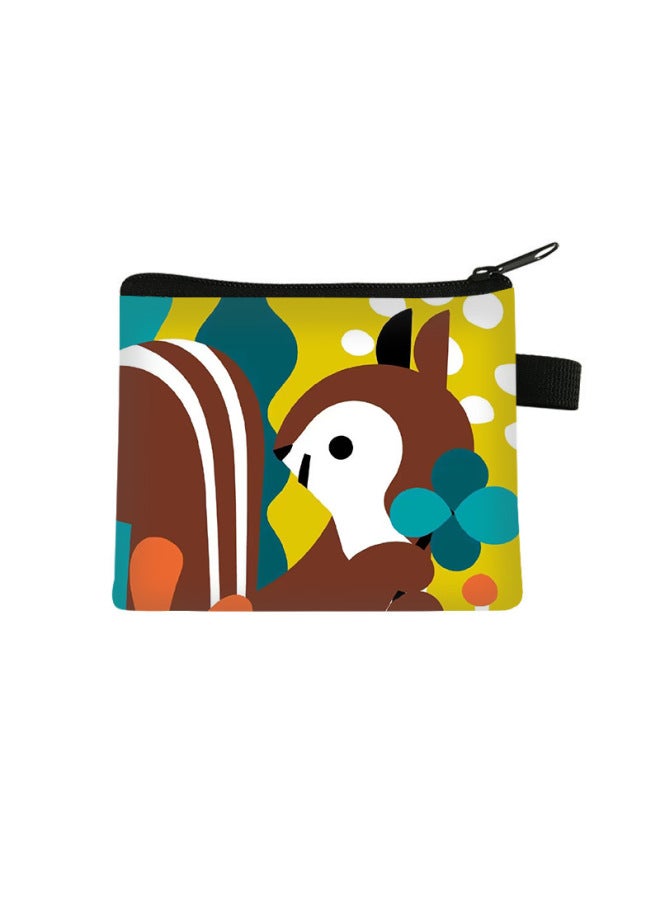 New Flat-style Children's Coin Purse Mini Portable High-end Card Holder Student Simple Cute Bag