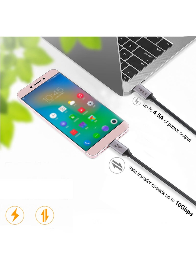 Minix MINIX USB C to USB C Cable 31 4 Feet 120cm Type C Fast Charger Power DeliveryData Transfer speeds up to 10Gbps4K Video Output Compatibility for Windows Mac Chrome OS  - Image 4