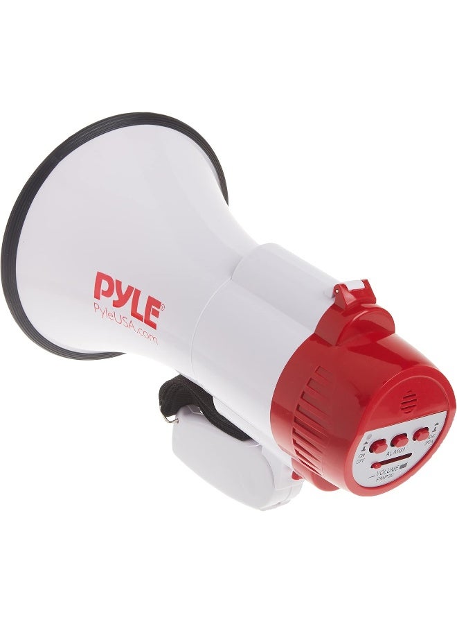 Pyle Megaphone Speaker Lightweight Bullhorn - Built-in Siren, Adjustable Volume Control and 800 Yard Range - Image 4