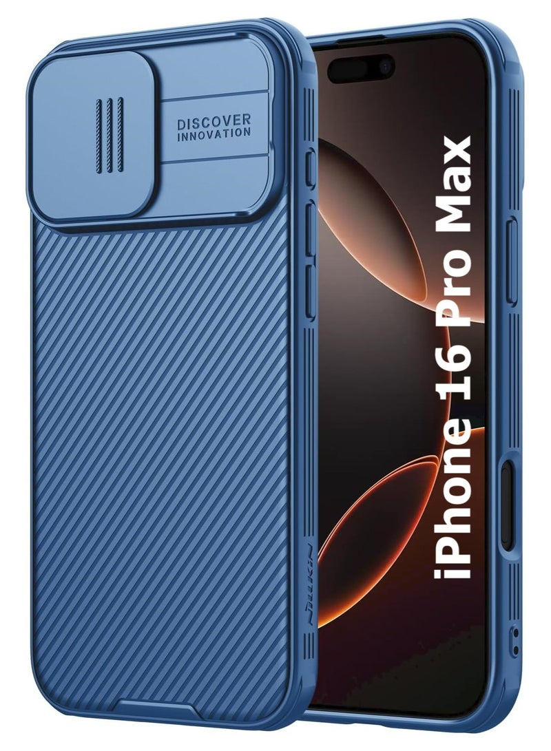 Nillkin Case for iPhone 16 Pro Max Nillkin Camshield Pro Cover with Slide Camera Lens Protection PC Back & TPU Bumper Frame Protection Anti Fingerprint Soft Delicate Touch Case - Image 1