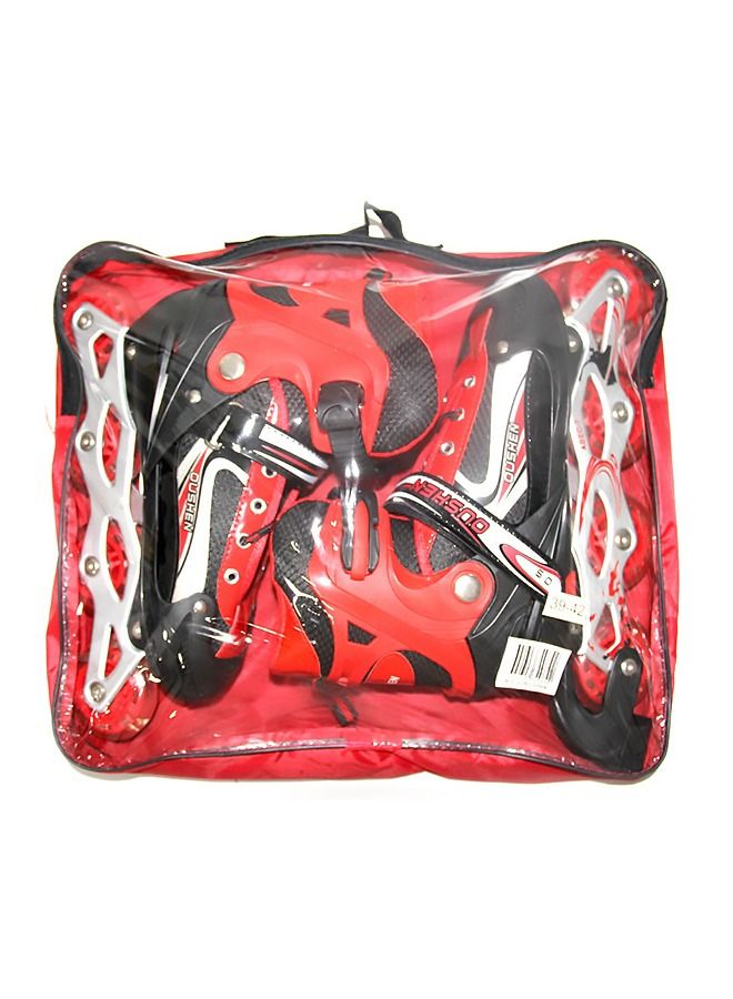 إيه جي دي حذاء تزحلق قابل للتعديل بأربع عجلات وأضواء فلاش ليد S(31-34) سم - Image 2