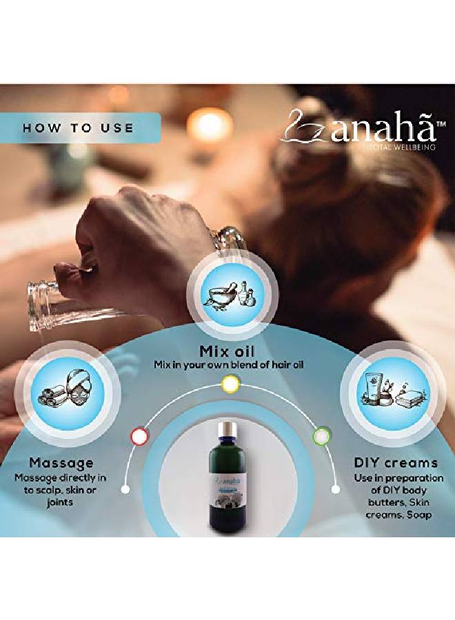 Anaha Unrefined Cold Pressed Bitter Apricot Oil for Use as Massage;Carrier Oil Transparent White 250 ml - Image 5