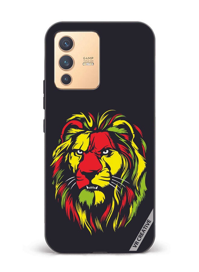 VR CREATIVE Protective Case Cover For Vivo V23 5G Lion Design Multicolour - Image 1
