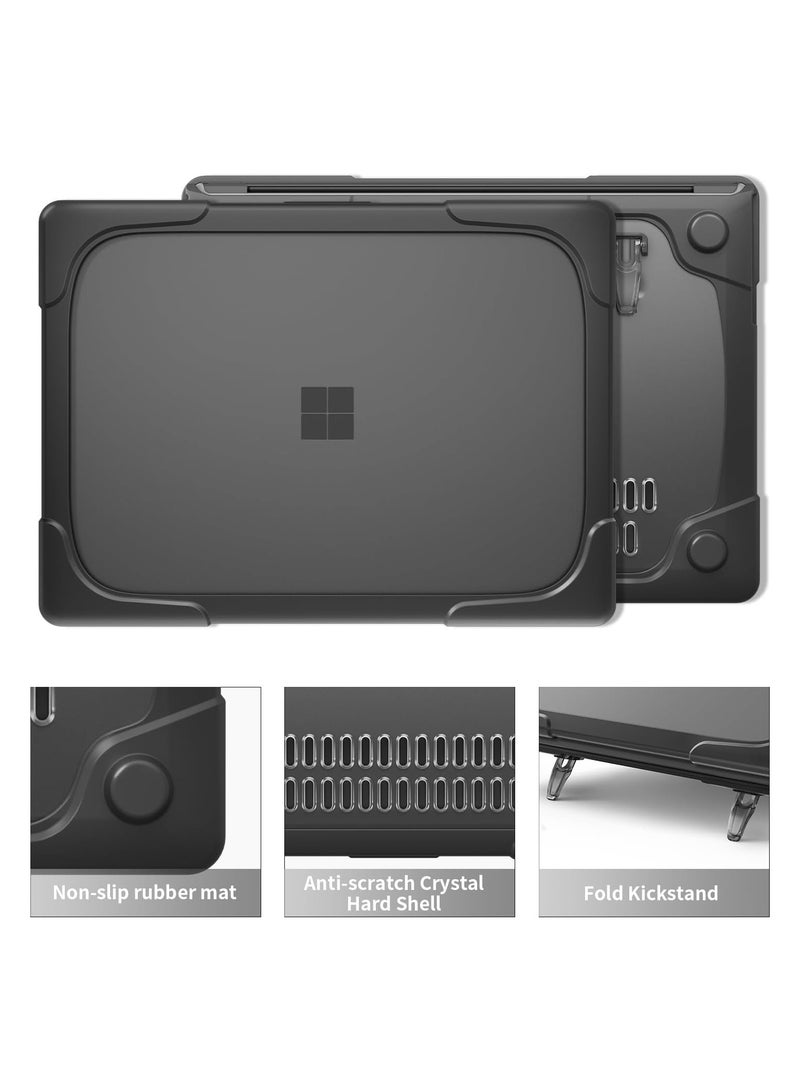 Compatible  Surface Laptop 7 13.8-inch 2024 (Model: 2036) Heavy Duty Case with Folding Stand - Shock Resistant Stylish and Durable Protective Case - Image 2