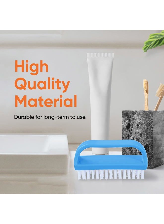 Superio Nail Scrubber Brush Nail Brush for Cleaning Fingernails Hand, and Toes, Small Scrub Brush Hand Scrubber Fingernail Brush Cleaner with Handle- Stiff Bristles, (3 Pack) - Image 3