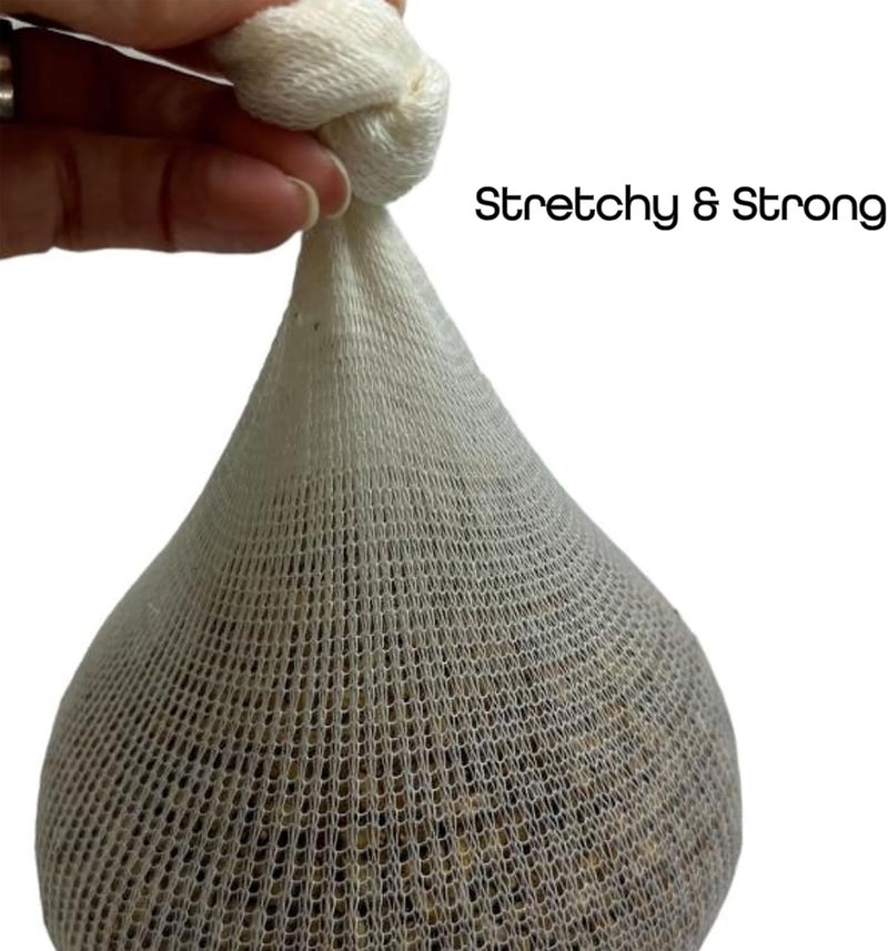 Regency Wraps أكياس نقع القفزات والحبوب، 14" (عبوة من 10)، جورب قطن ناعم لفلترة القفزات والحبوب والتوابل لملحقات صناعة البيرة والنبيذ والسيدر - Image 4