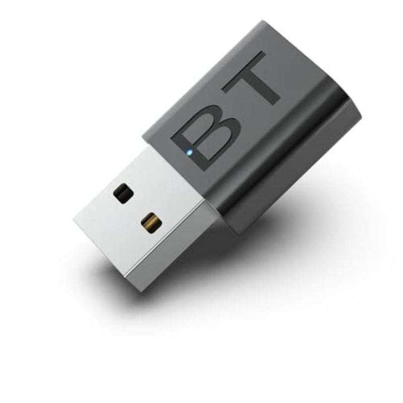 جهاز استقبال بلوتوث USB صغير 2 في 1، محول صوت لاسلكي 5.0، مجموعة أدوات السيارة 3.5 ملم، جهاز استقبال الموسيقى للمنزل/السيارة، نظام صوت ستيريو، محول بلوتوث Aux مع كابل 3.5 ملم - Image 1