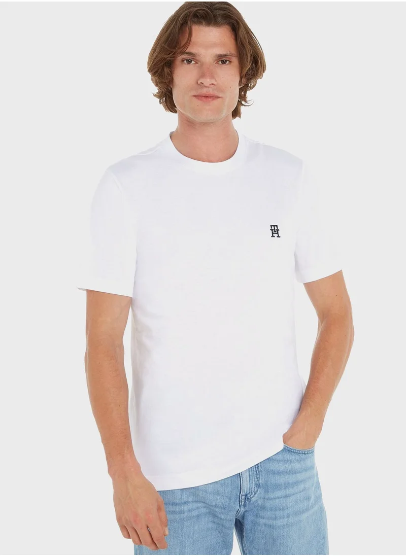 TOMMY HILFIGER Monogram Crew Neck T-Shirt
