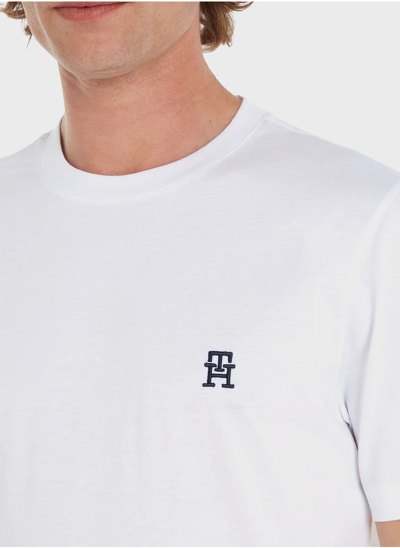 TOMMY HILFIGER Monogram Crew Neck T-Shirt