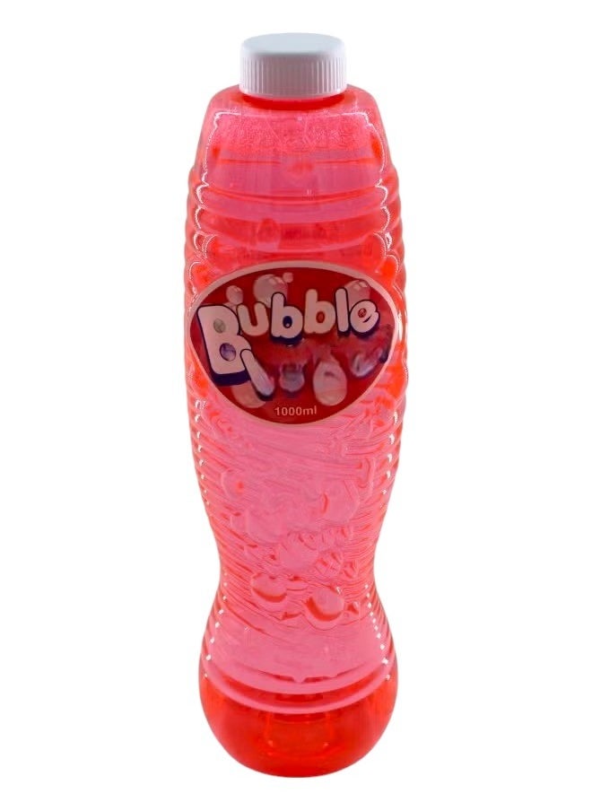 Non toxic 1 Litre Bubbles Liquid Refill Solution Bubble Water Bottle For All Toys