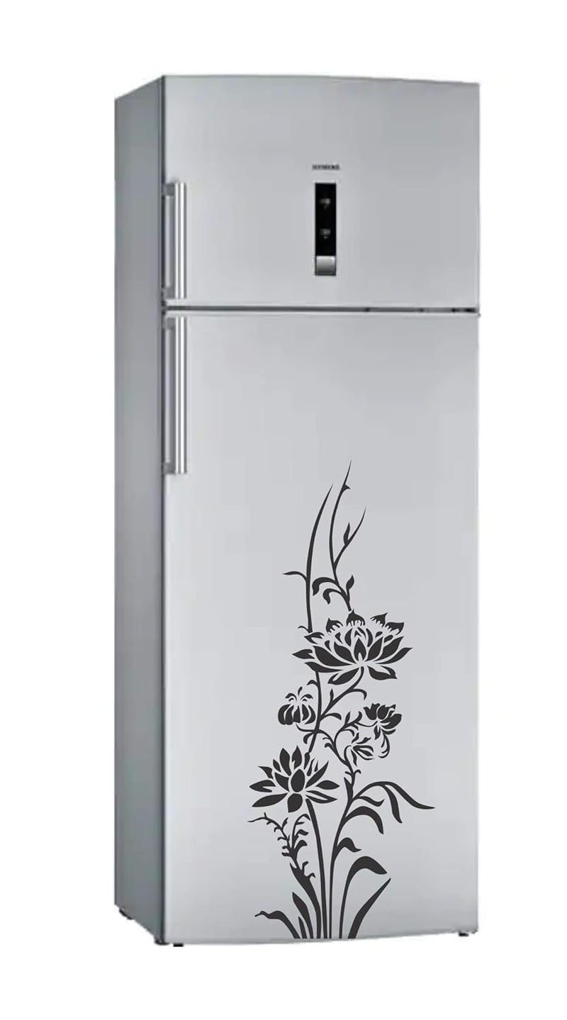 Decor Villa Long Flowers Fridge Sticker Wall Sticker PVC VinylSize 30 cm x 76 cm