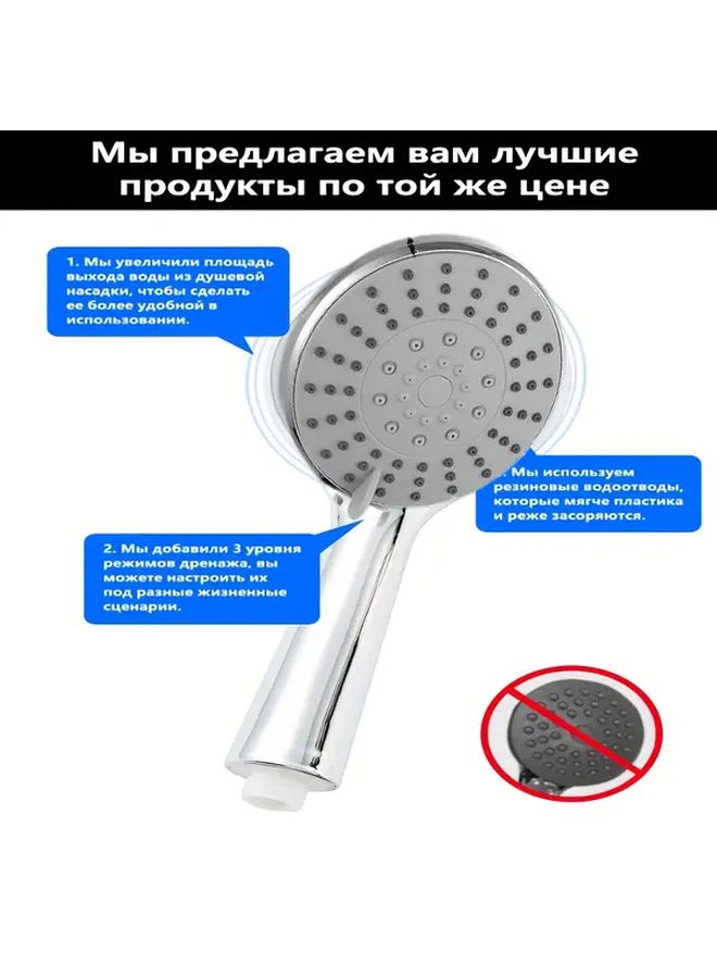 Electroplated Shower Faucet Set Six Water Outlets Bathtub Shower System Bathroom Supplies - Image 5
