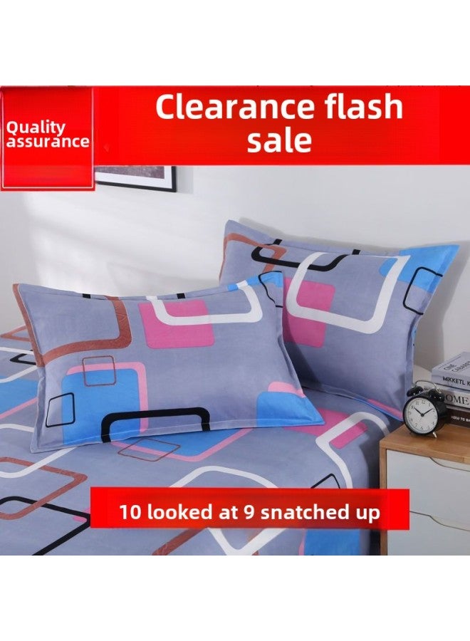 Special Offer 100 Skin-friendly Pillowcase A Pair Of Net Red Lovers Adult 48-Color:Caiyun Pavilion-Specifications:A Pair Of Pillowcases  - Image 1