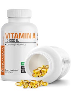 Bronson Vitamin A 10,000 Iu Premium Non-Gmo Formula, 250 Softgels  - Image 5