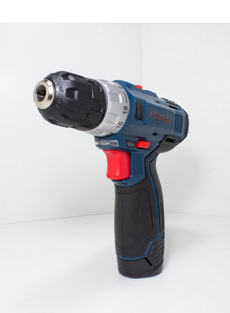 ROCKFORCE ROCKFOECE Battery-Powered Case 12 V, 550 rpm, 2 x 1300 mAh Li-Ion, Drill and Bits Set - Image 5